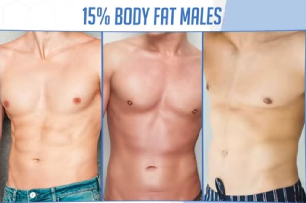 What 15 percent body fat looks like